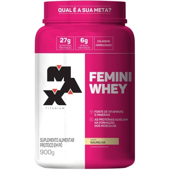 Femini Whey Protein Max Titanium - 900gr