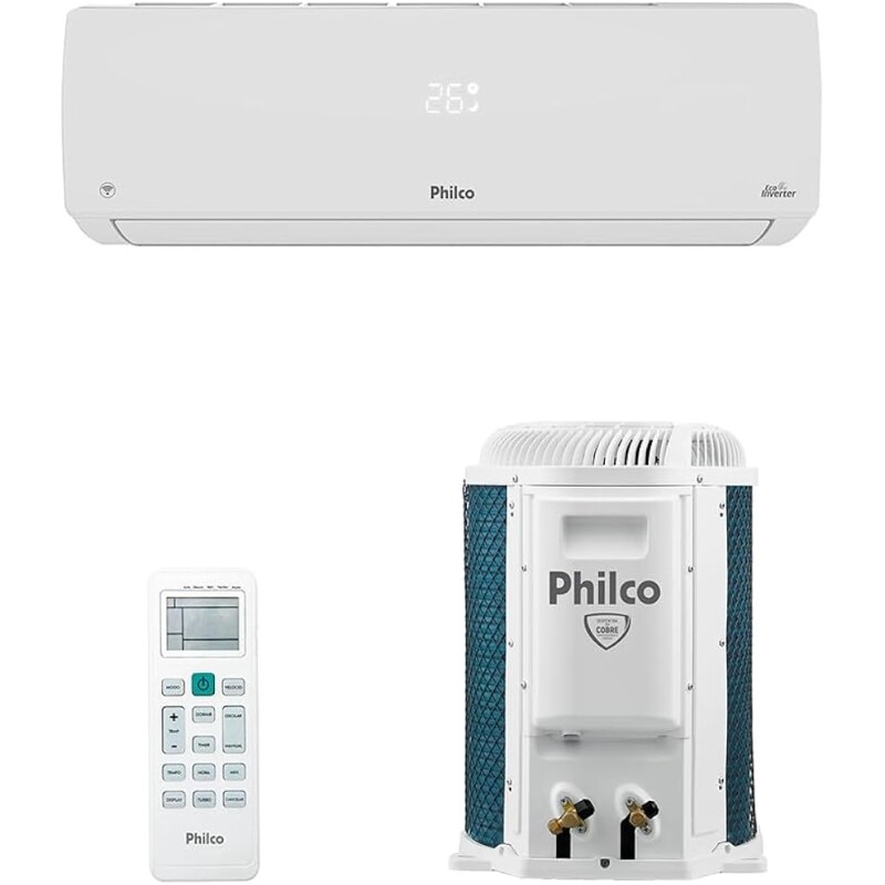 Ar Condicionado Hi Wall Philco Inverter 12.000 Btus Frio 220v R-32