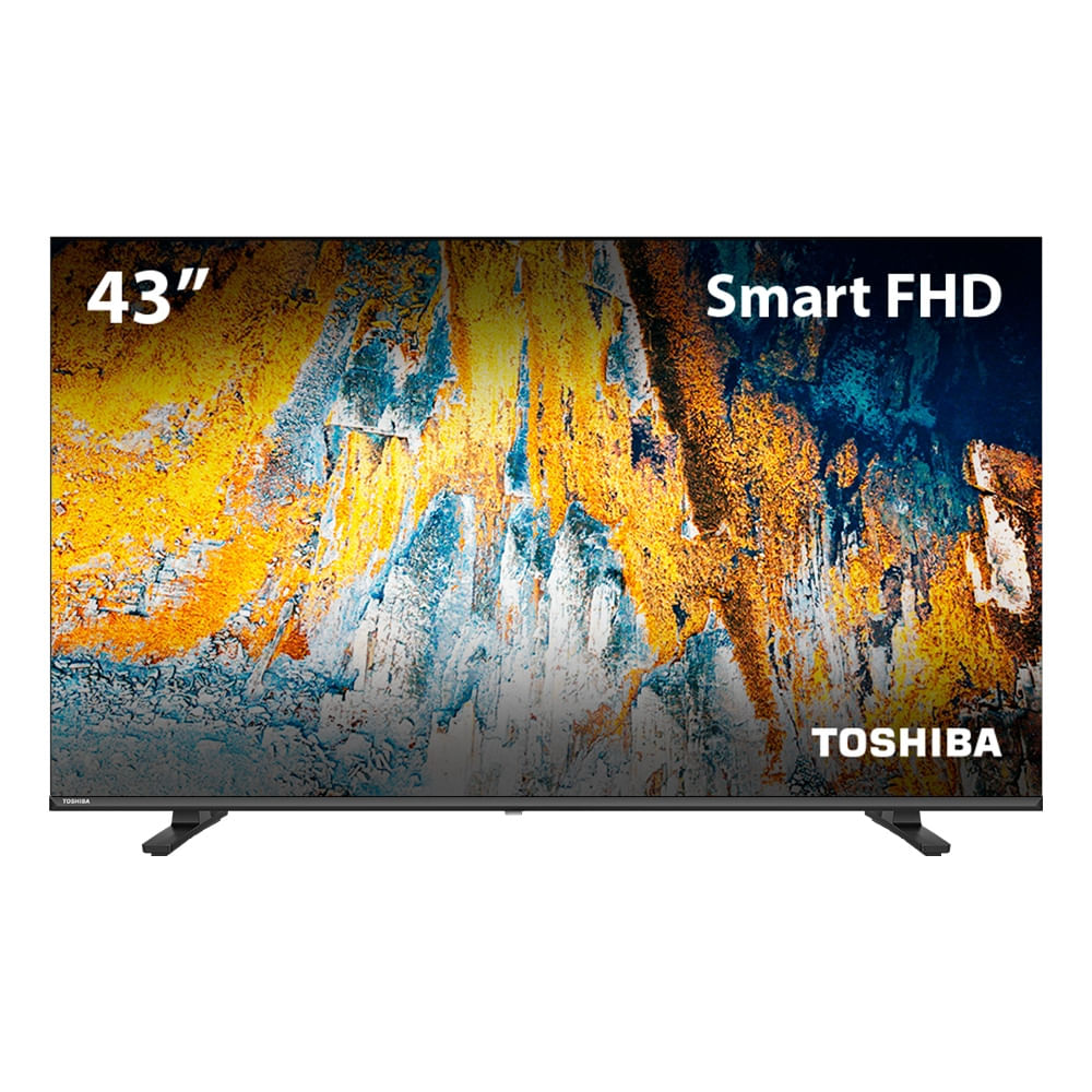 [Multicoin R$R$979] TV DLED 43" Full HD Toshiba 43V35L VIDAA 2 HDMI 2 USB Wi-Fi - TB017M