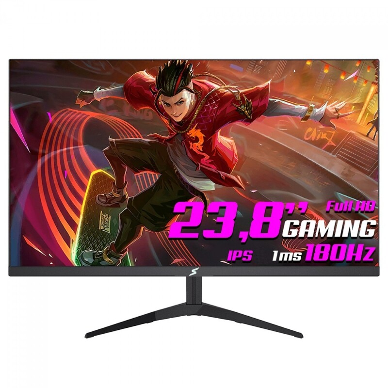 Monitor Gamer SuperFrame Precision 23.8" FHD 180Hz IPS FreeSync 1ms HDMI/DP - SFPFB-24180-FHD-PRO