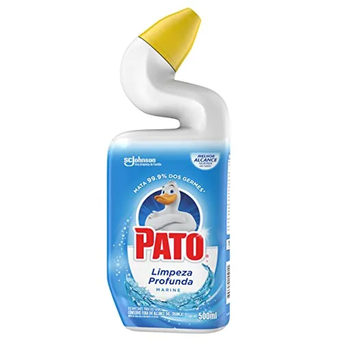 [R$7,64 REC / +POR-] Pato Limpador Sanitário, Marine, Limpeza Pesada, Banheiro e Vaso Sanitário, 500ml