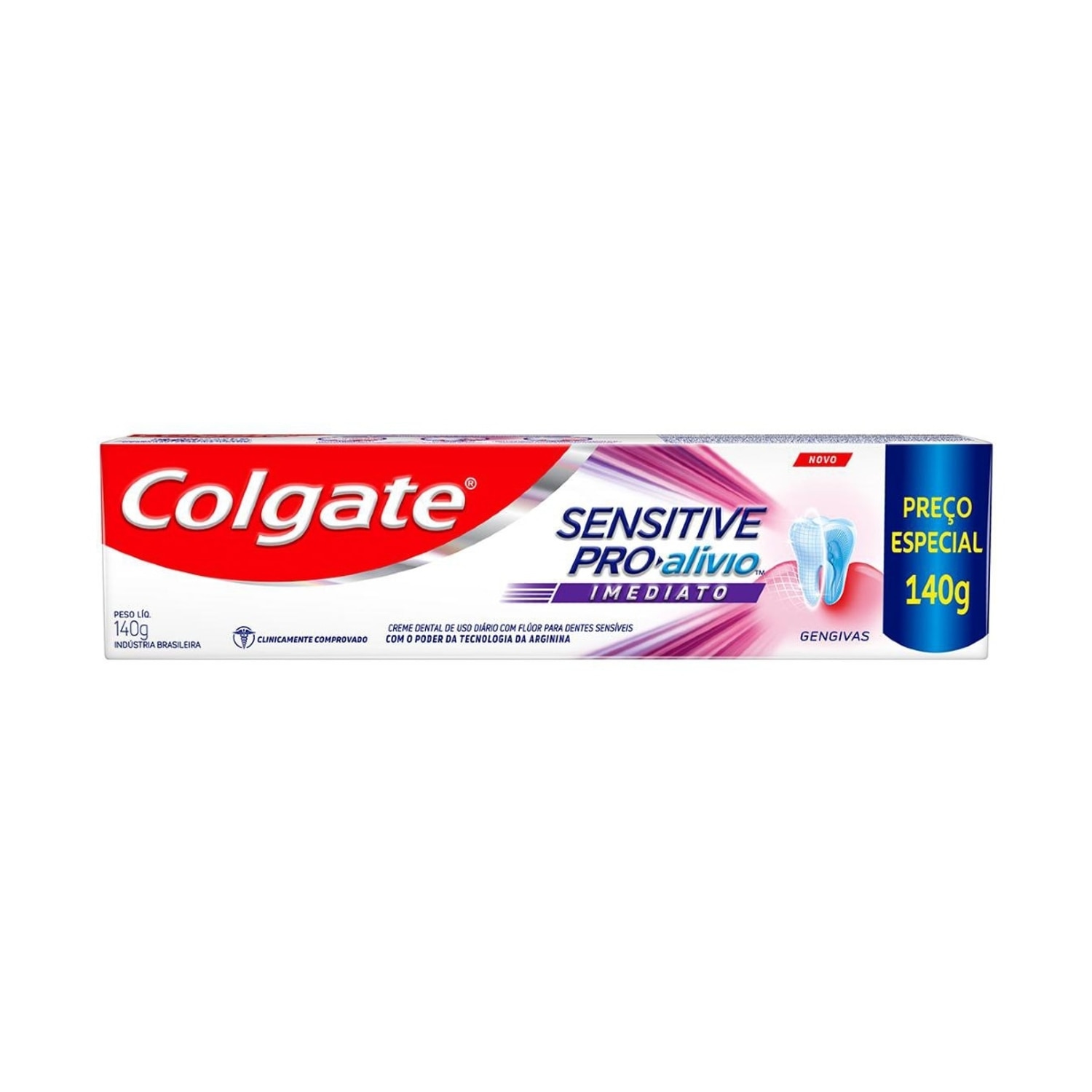 Creme Dental Colgate Sensitive Pro-Alivio Imediato Gengiva 140g Preco Especial