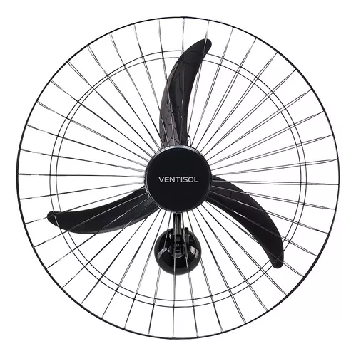 Ventilador de parede Ventisol Comercial Preto 200w bivolt