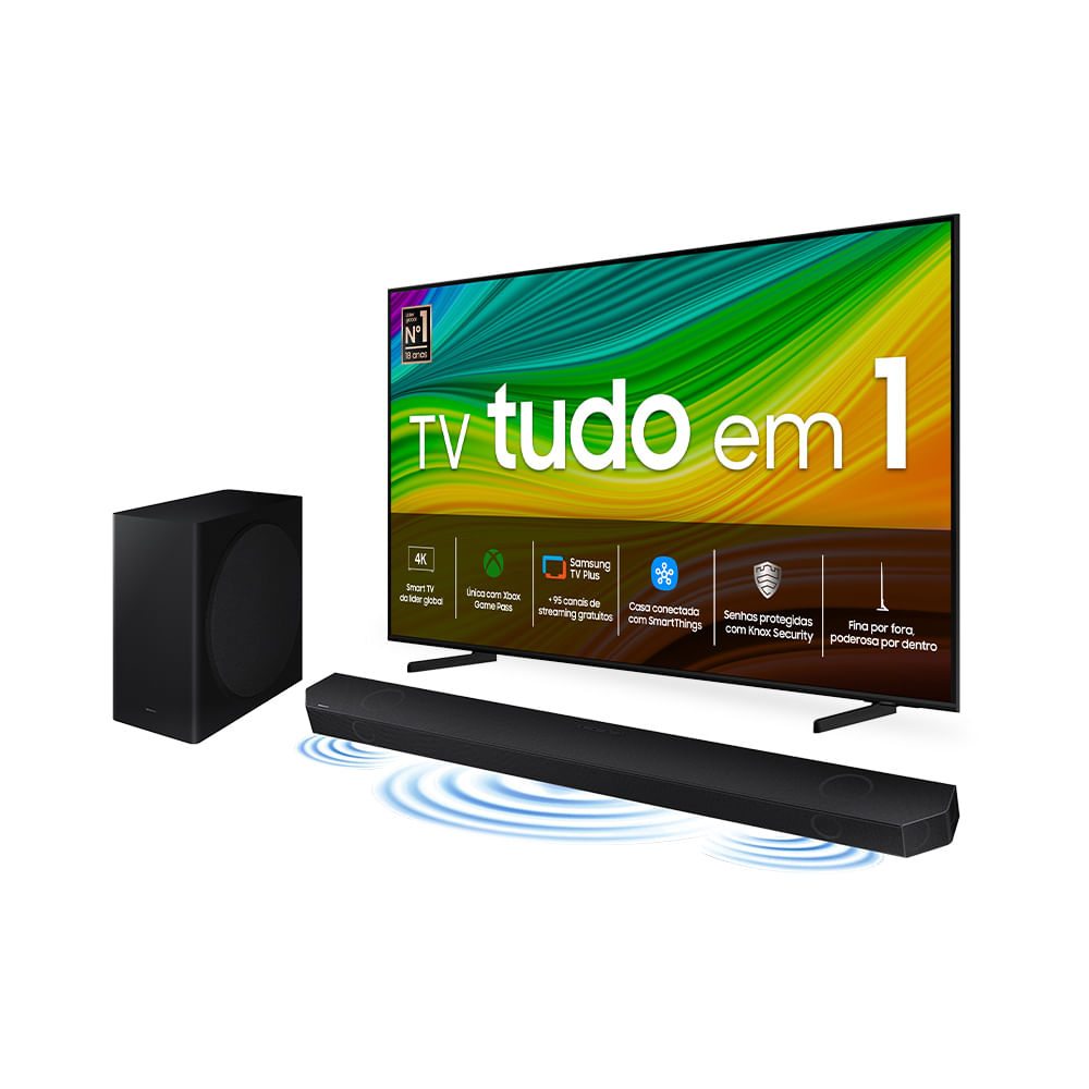 [APP] COMBO: Samsung Smart TV 50 QLED 4K 50Q60D 2024 + Soundbar HW-B550/ZD