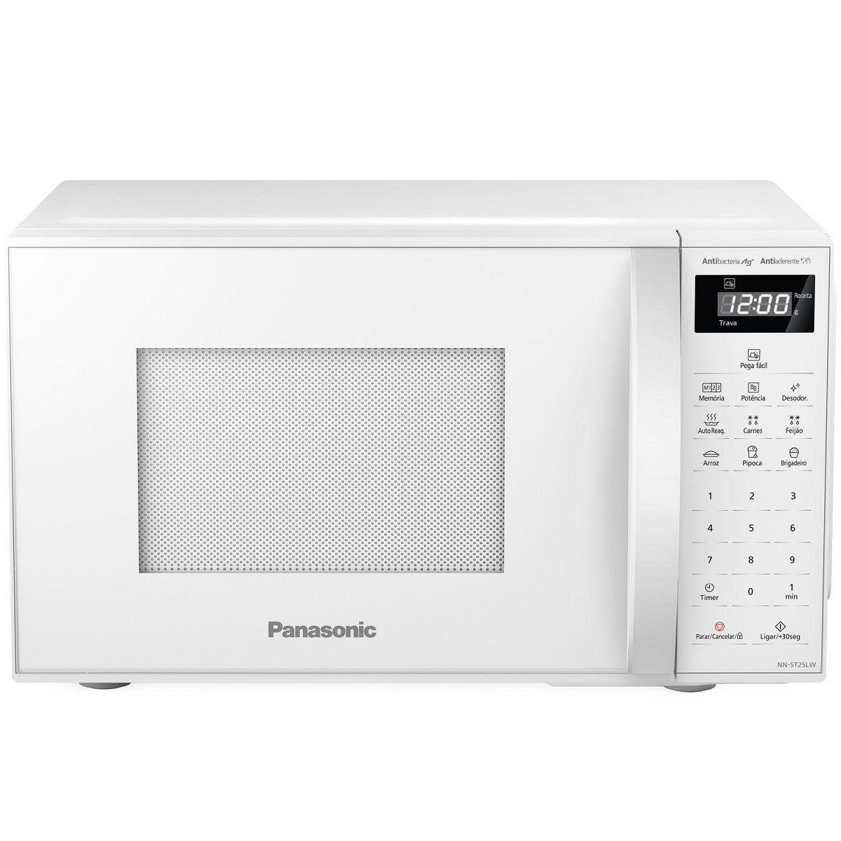 Forno de Micro-ondas Panasonic com Desodorizador 21L - NN-ST25LWRU