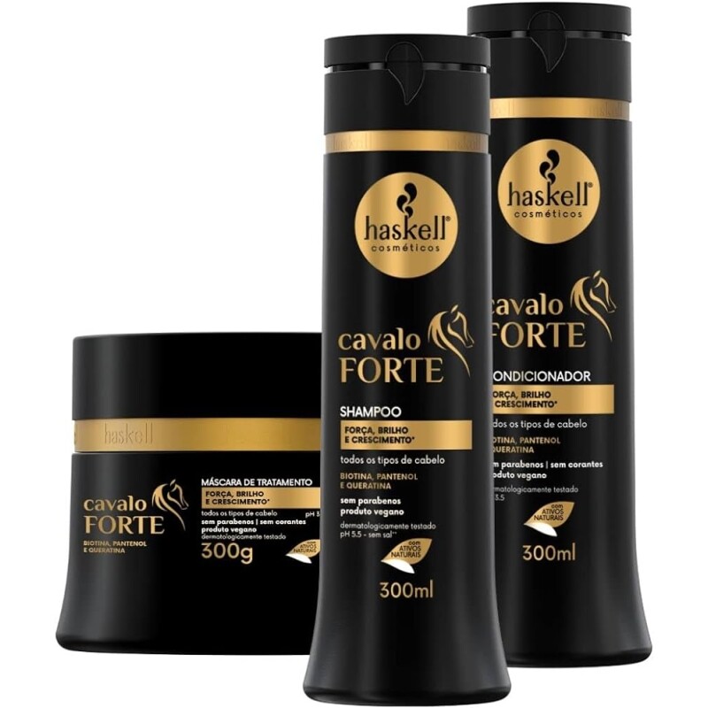 Kit Haskell Cavalo Forte Trio - 3 Produtos