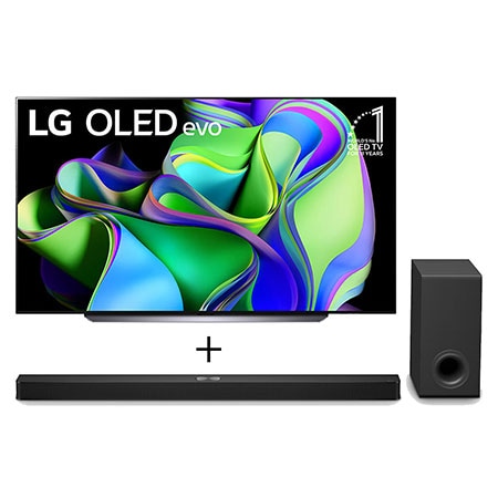 Combo Smart TV LG OLED evo C3 83 polegadas 4K 2023 + Soundbar LG S90TY - OLED83C3.S90TY | LG BR