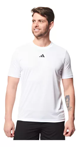 Camiseta Masculina Treino Básica De Poliéster adidas