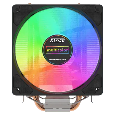 Cooler K-mex AC04 para Processador Intel e AMD, 120mm, LGA1700, AM5, Multicolor Rainbow, AC04004400TXB0X