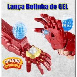 Brinquedo 2 em 1 Lançador de Bolinha em Gel e Dardos de Espuma