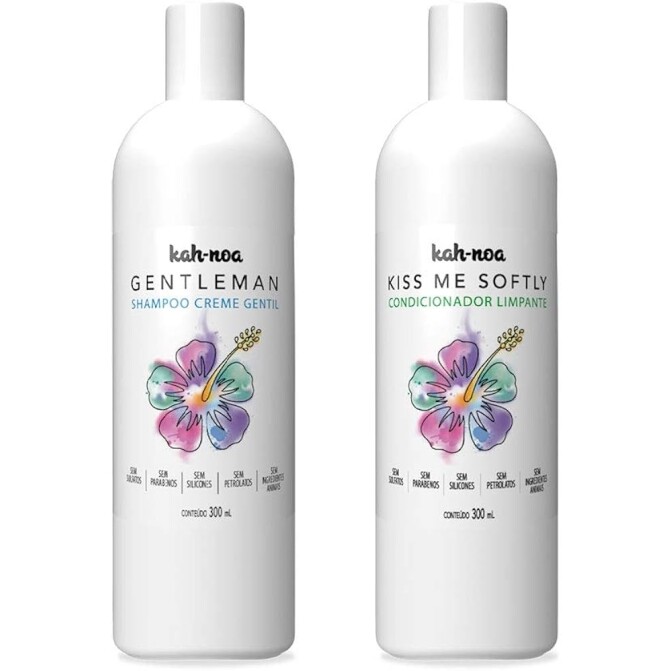 Kah-noa - Shampoo Creme Gentleman + Condicionador Limpante Keep Me Softly