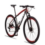 Bicicleta aro 29 Dropp Z3 Alumínio Shimano 21vel freio a disco mecânico com suspensão MTB