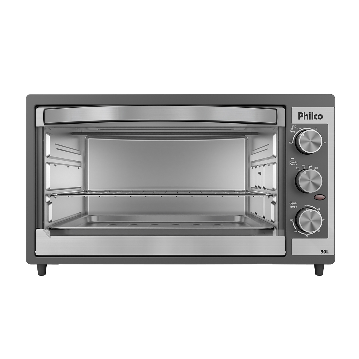 Forno Elétrico De Bancada 50L Philco Dourador 1500W - Preto - 110 Volts