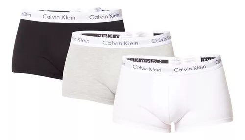 Kit 3 Cuecas Masculinas Boxer Cotton Calvin Klein