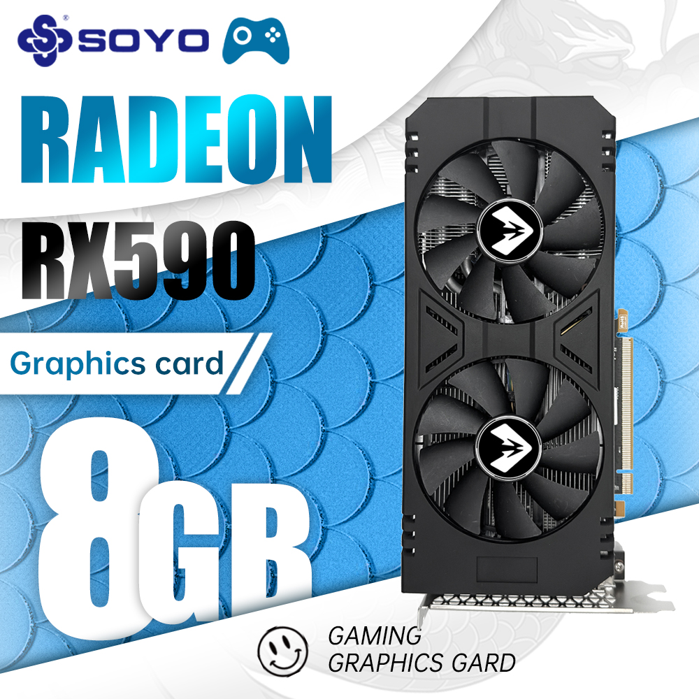 Placa de Video Soyo RX 590 8GB GDDR5 256bit