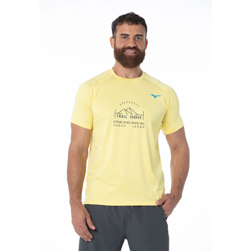 Camiseta de Treino Masculino Mizuno Trail