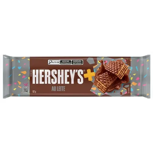 Compre 3 Wafer com Chocolate Cookies ‘n’ Creme - 102g Hershey’s Por R$4,66/Cada