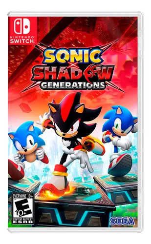 Sonic X Shadow Generations Switch Midia Fisica