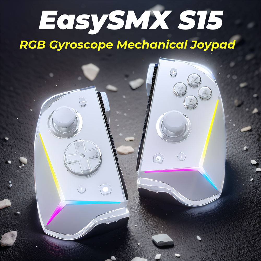 [Taxa Inclusa/GPay/Moedas R$79] Controle Switch EasySMX S15 RGB, Hall Effect