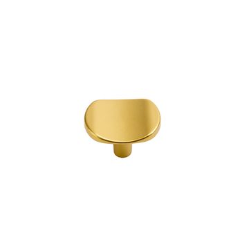 Puxador Botão ZM3238 38mm Dourado Fosco Zamac Criativa