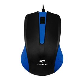 Mouse C3Tech MS-20BL USB Básico Preto/Azul