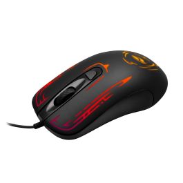 Mouse Gamer C3Tech 2400DPI Led Multicolors 4 Botões USB 2.0 - Preto