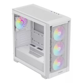 [1ªCompra R$ 193] Gabinete Gamer Gamemax Defender Mini Tower USB Lateral Vidro Branco