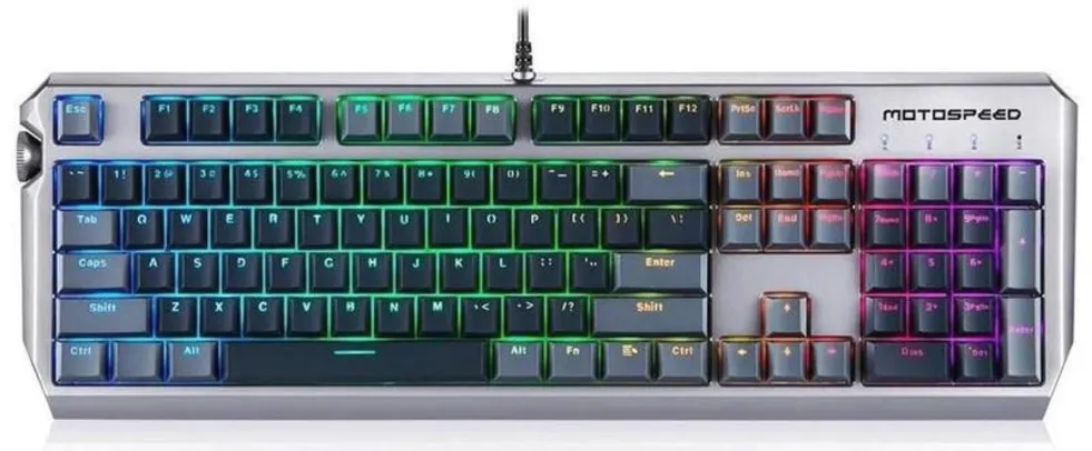 Teclado Mecânico Gamer Motospeed Ck80 Switch Zeus Òptico