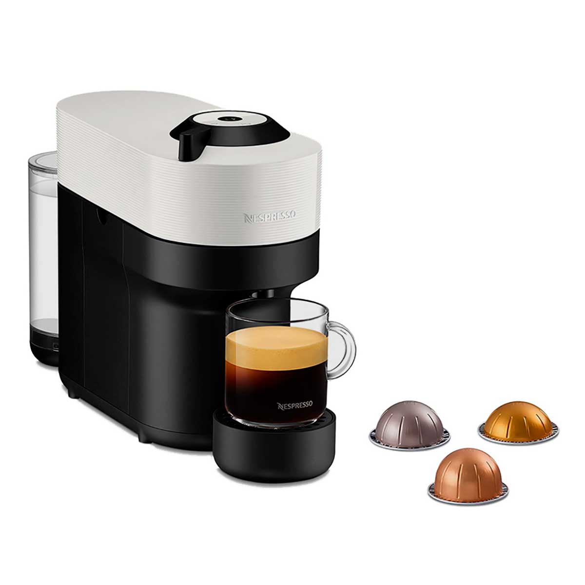 Cafeteira Expresso Nespresso Vertuo POP Branco Coco1 10V