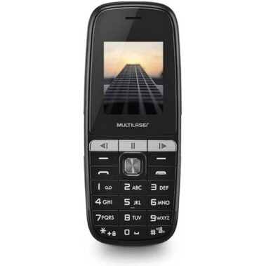 Celular Up Play Dual Chip MP3 com Câmera Preto Multilaser - P9076