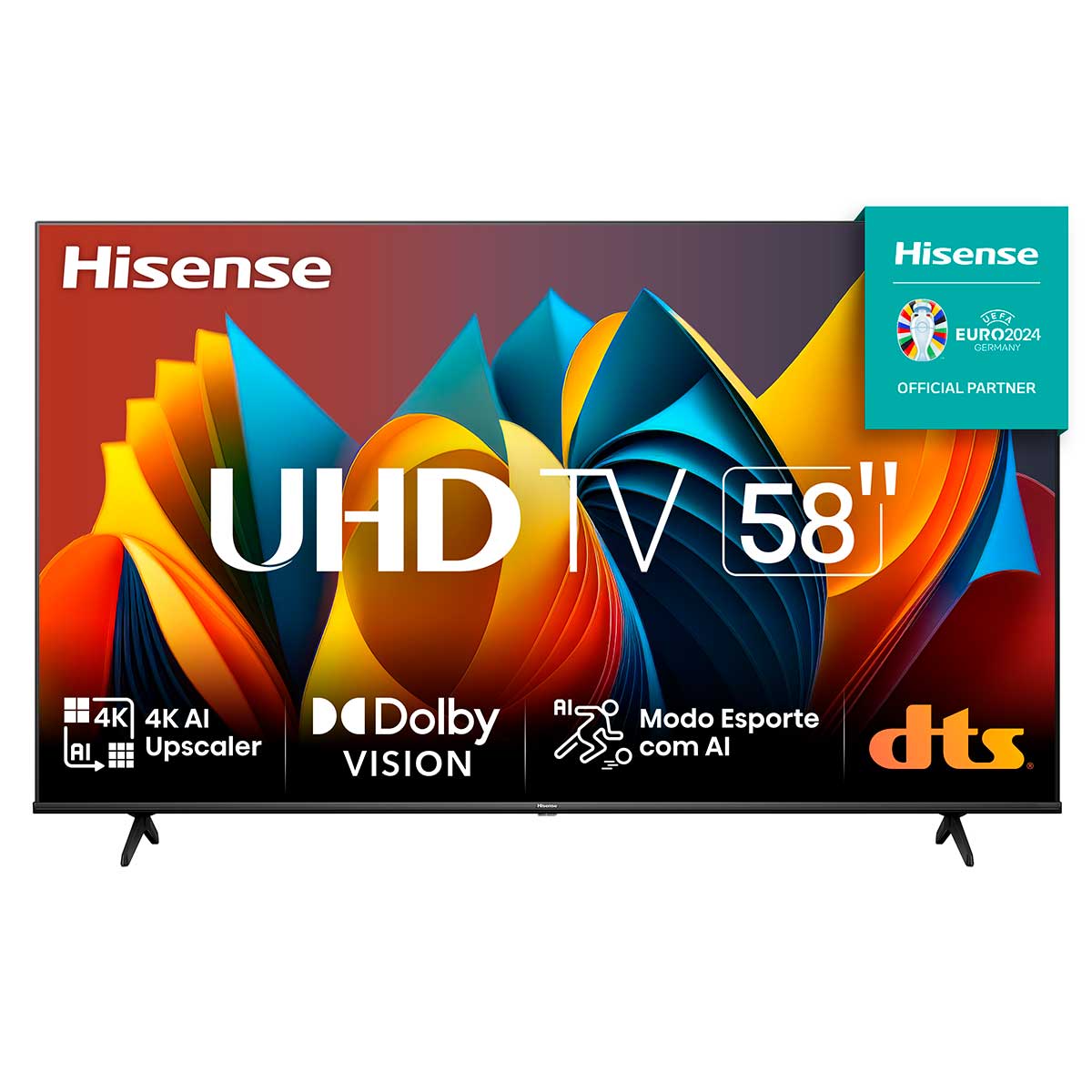 Smart TV Hisense UHD 4K 58" HDR10+ Dolby Vision - 58A6K