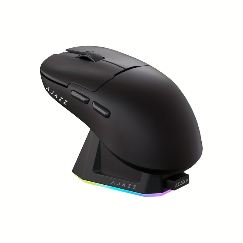 Mouse Gamer sem Fio Ajazz AJ159 Pro Wireless PAW3395 RGB