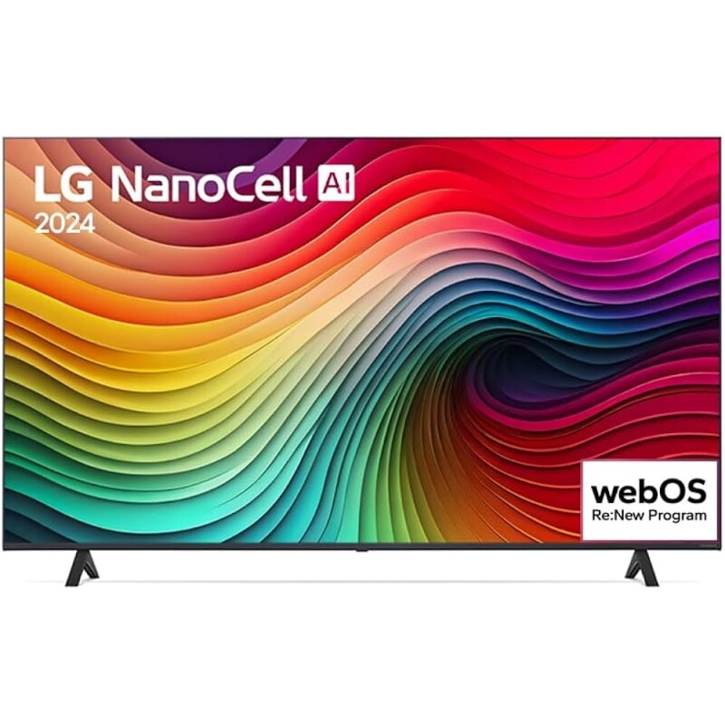 Smart TV 4K 70" LG NanoCell 70NANO80T Processador 5 Ger7 AI Hub de Esportes Alexa/Chromecast integrado webOS 24 Contro