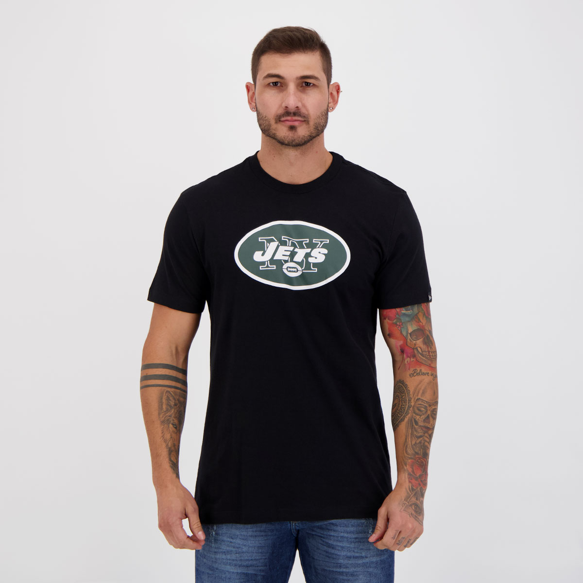 Camiseta New Era NFL New York Jets Preta