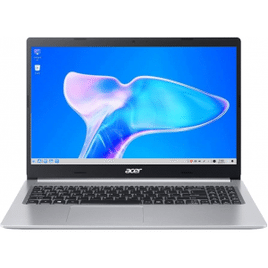 Notebook Acer Aspire5 A515-45-R36L AMD Ryzen7 5700U 12GB RAM (AMD Radeon) 512GB SSD 15.6” LED IPS Full HD Prata Teclado numérico Independente Linux Gu