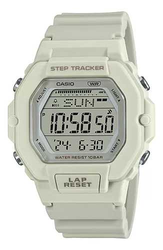 Relógio Casio Feminino Branco Digital Lws-2200h-8avdf