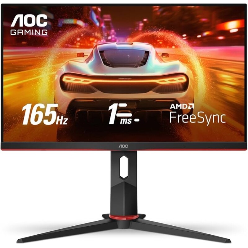 Monitor Gamer AOC Hero 24" 165Hz 1ms Ajuste de Altura 24G2S/BK