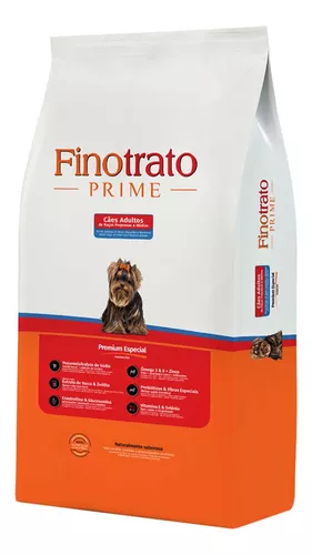 Ração Para Cães Finotrato Prime Ad Raças Peq/med - 15kg