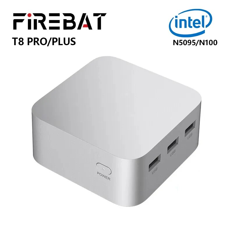 [Taxas inclusas] Intel N100 Mini Pc - T8 N100 8gb 256gb Ddr5 Wifi5