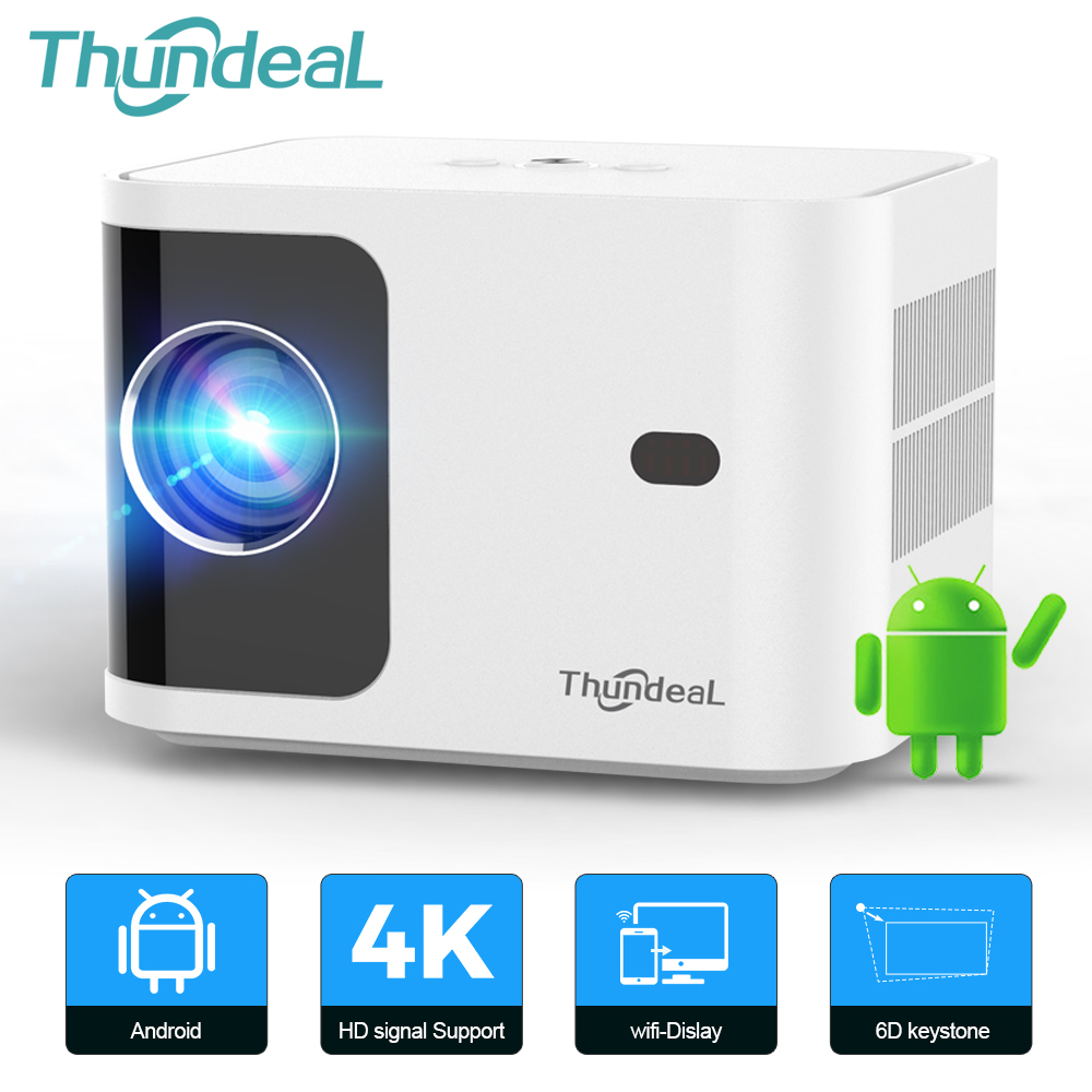 [DoBrasil] Mini Projetor ThundeaL HD 4K - Wi-Fi 5G