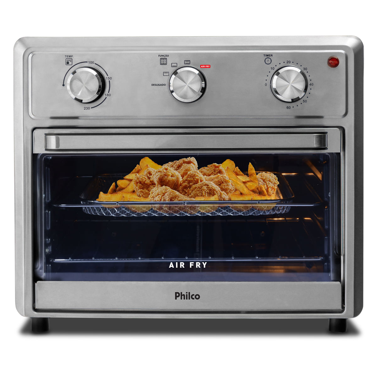 [Outlet] Forno Elétrico Air Fryer 2 em 1 25 Litros Philco Esmaltado PFE25I