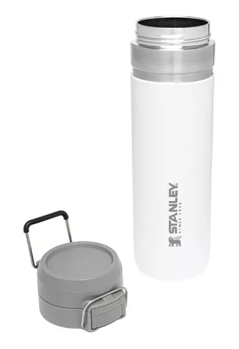 [CC Santander] Térmica Quick Flip Stanley 710ml Go Bottle Branco Cor Polar - Branco