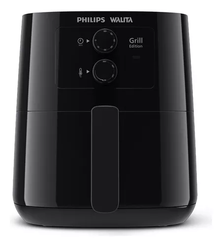 Fritadeira Elétrica Airfryer Philips Walita Serie 3000 Hd9202 Preto 1400w 110V