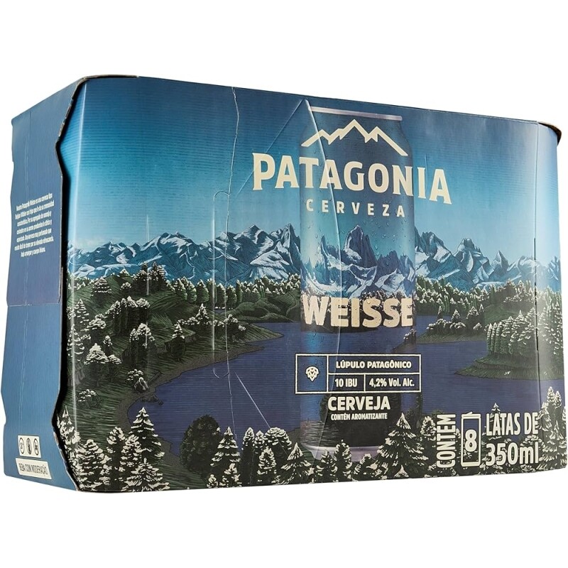 Pack de Patagonia Weissen Nacional Sleek 350ML 8 Unidades