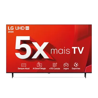 Smart TV 4K 55" LG UHD 55UT9050 Processador α5 Ger7 AI Design Super Slim