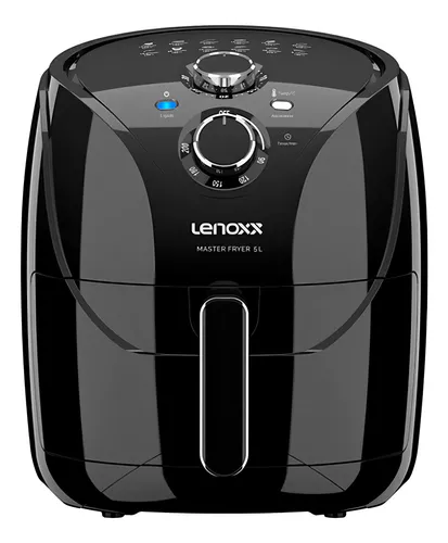 Fritadeira sem Óleo Lenoxx Master Air Fryer 5 Litros Pfr913 127v