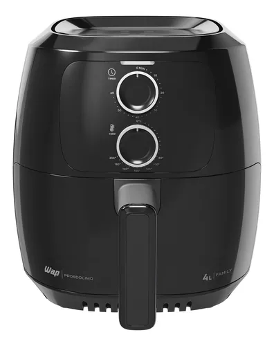 Fritadeira Elétrica Air Fryer Wap Waff2 4L Preta 1500w 127v