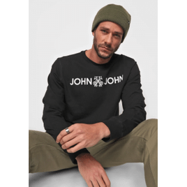 Moletom Fechado John John New Basic Preto