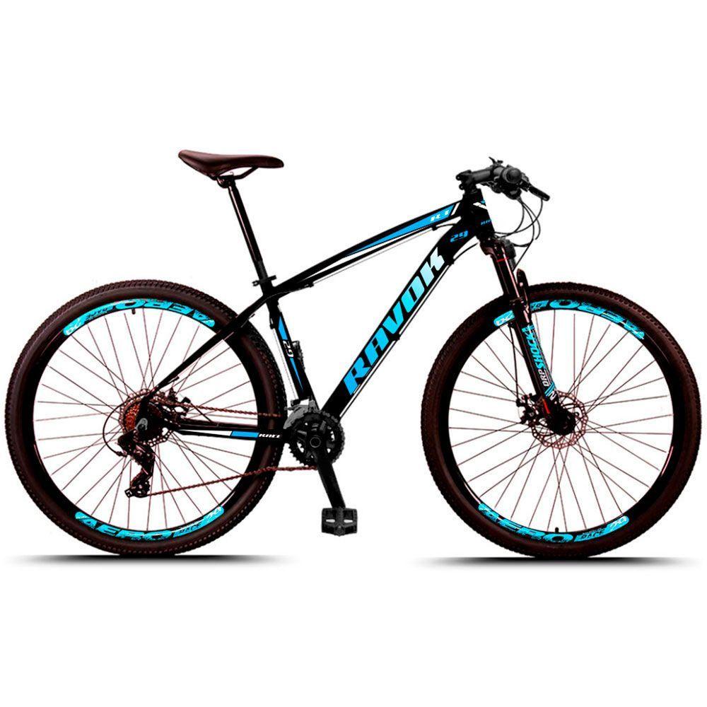 Bicicleta Bike 21 Velocidades Traseiro Shimano Freio A Disco Cor: Azul Tam: 15