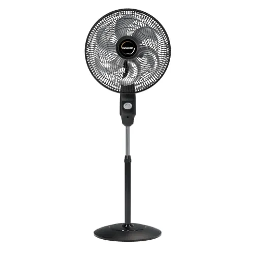 Ventilador de Coluna Mallory Éolo 126W, Silencioso, Hélice de 15 pás, Grade Especial em Sistema TS, Máxima Vazão e Mínimo Ruído – PR-GF- 220V